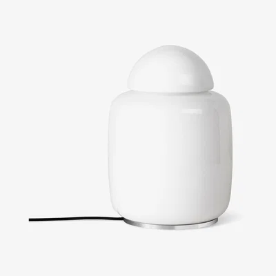 Made in Design Bell Table lamp - / Glass - Ø 20 x H 27 cm by Ferm Living White