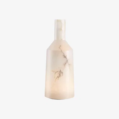 Made in Design Alabast Large - LED Wireless lamp - / H 39 cm - Alabaster OUTDOOR by Carpyen White