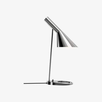 Made in Design AJ Table lamp - / H 56 cm - Orientable / Arne Jacobsen, 1957 by Louis Poulsen Grey/Silver/Metal