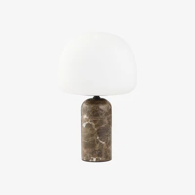 Made in Design Kin LED Table lamp stone brown / Ø 20 x H 33 cm - Northern