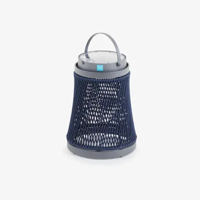 Made in Design Solare Solar lamp - / Synthetic cord - H 40 cm / Solar or USB charging by Unopiu Blue