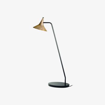 Made in Design Unterlinden LED Table lamp - / H 51.5 cm - Aged metal by Artemide Black/Gold/Metal