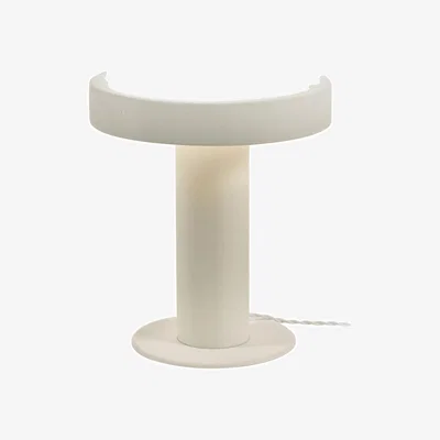 Made in Design Clara 03 Table lamp ceramic white beige / Sandstone - Ø 29.8 x H 34.5 cm - Serax