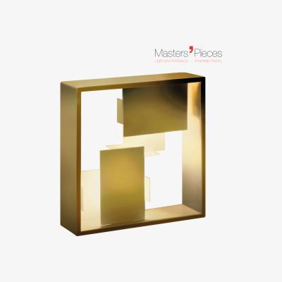 Made in Design Masters' Pieces - Fato Lamp - / Reissue 1969 by Artemide Gold