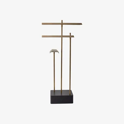 Made in Design Knokke LED Wireless lamp - / H 35 cm - USB charging by DCW éditions Gold/Metal