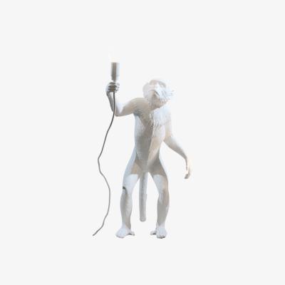 Made in Design Monkey Standing Table lamp - / Indoor - H 54 cm by Seletti White