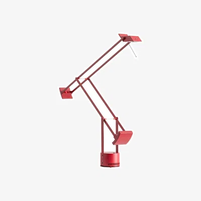 Made in Design Tizio Table lamp metal red / 50th anniversary edition - Artemide