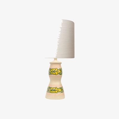 Made in Design Table lamp Aliya textile ceramic / Ø 35 x H 80 cm - Ceramic & fabric - POPUS EDITIONS