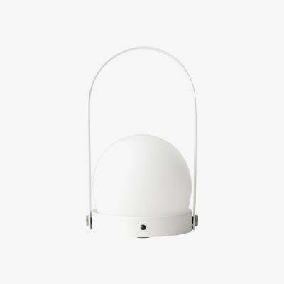 Made in Design Carrie LED Wireless lamp - / USB charger - Metal & glass by Menu White