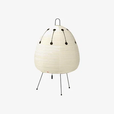 Made in Design Akari 1AD Table lamp paper beige /Isamu Noguchi, 1951 - Ø 25 x H 43 cm - Vitra