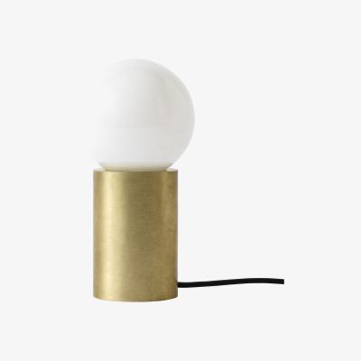 Made in Design Socket Table lamp - H 18 cm - Laiton by Menu Gold/Metal