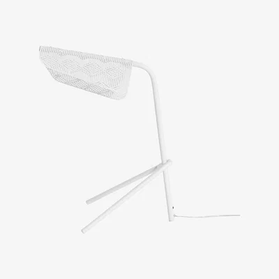 Made in Design Méditerranéa Table lamp - / LED - Perforated metal by Petite Friture White