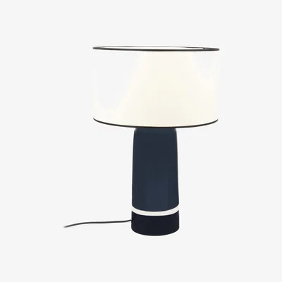Made in Design Sicilia Small Table lamp - / H 49 cm - Ceramic by Maison Sarah Lavoine Blue