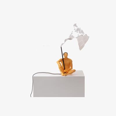 Made in Design Love is a Verb Table lamp plastic material paper multicoloured / Robi - Seletti