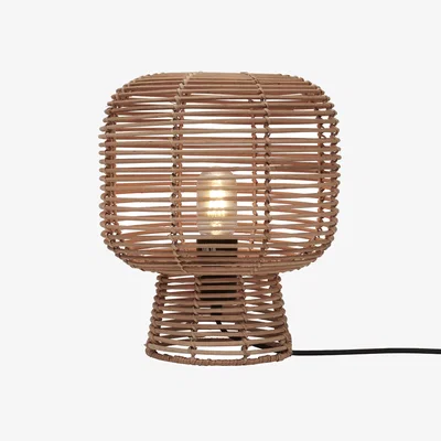 Made in Design Tanami Table lamp cane & fibres wood beige / Rattan / Ø 27 x H 30 cm - GOOD&MOJO