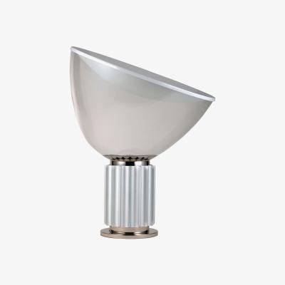 Made in Design Taccia LED Table lamp - Plastic diffusor / H 54 cm by Flos Grey/Silver/Transparent