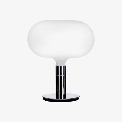 Made in Design AM1N Table lamp - / Ø 40 x H 48 cm - 1969 reissue by Nemo White/Silver/Metal