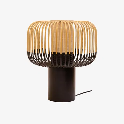 Made in Design Bamboo Light Table lamp - H 40 x Ø 35 cm by Forestier Black/Natural wood