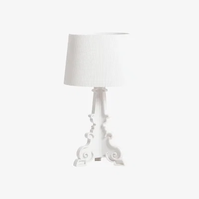 Made in Design Bourgie Table lamp - / Matt version - H 68 to 78 cm by Kartell White