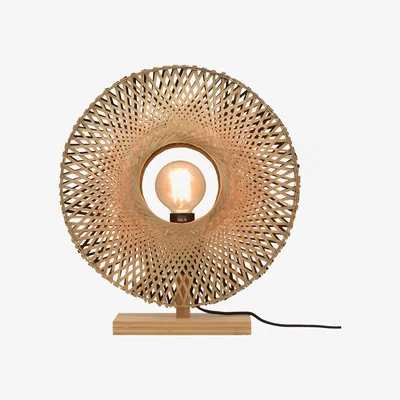 Made in Design Kalimantan Small Table lamp - / Bamboo - H 50 x Ø 44 cm by GOOD&MOJO Black