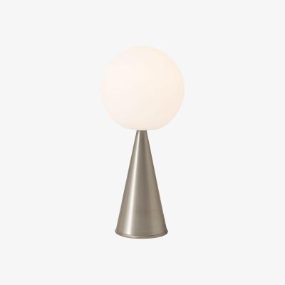 Made in Design Bilia Table lamp - / H 43 cm - By Gio Ponti (1932) by Fontana Arte White/Silver/Metal