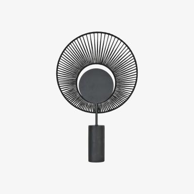 Made in Design Oyster Table lamp - / H 65 cm - Base béton by Forestier Black