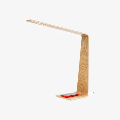 Made in Design LED8 Table lamp by Tunto Natural wood