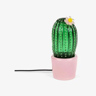 Made in Design Desert Sunrise Medium Table lamp - / Cement & glass - H 32.5 cm by Seletti Green