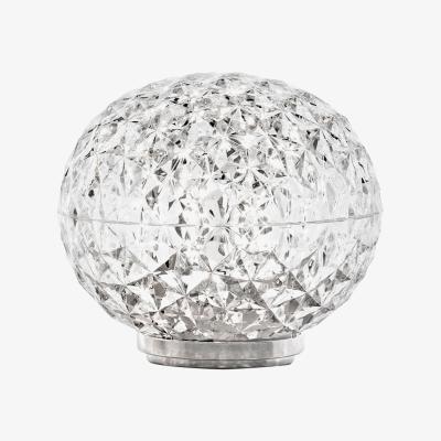 Made in Design Mini Planet Wireless lamp - / LED - Ø 16 x H 14 cm / Dimmer by Kartell Transparent