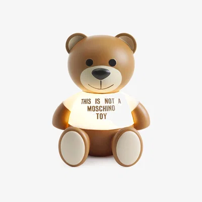 Made in Design Toy Moschino LED Table lamp - / Polyethylene by Kartell Brown