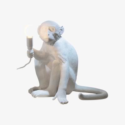 Made in Design Monkey Sitting Table lamp - / Indoor - H 32 cm by Seletti White
