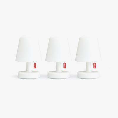 Made in Design Edison the Mini Wireless lamp - / Set of 3 - Ø 9 x H 15 cm by Fatboy White