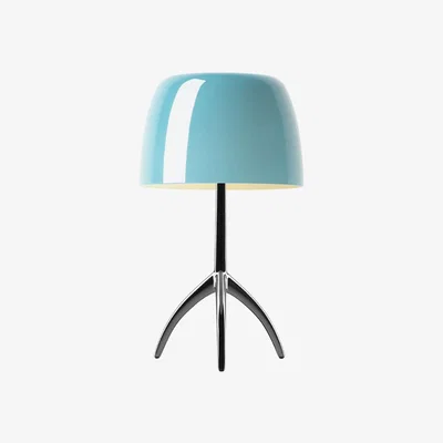 Made in Design Lumière Piccola Table lamp - H 35 cm by Foscarini Blue/Green