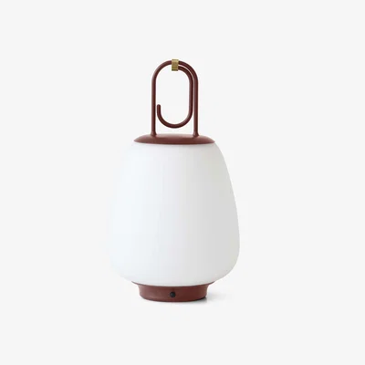 Made in Design Lucca SC51 Wireless lamp - / LED - mouth-blown glass by &tradition Red