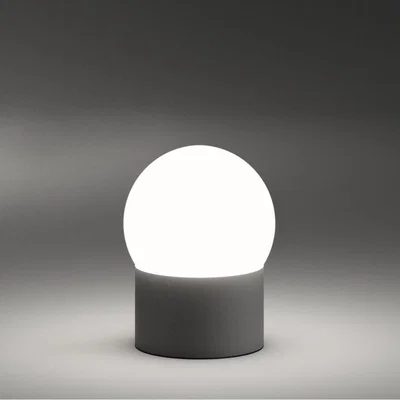 Made in Design June LED Wireless lamp by Vibia White/Brown