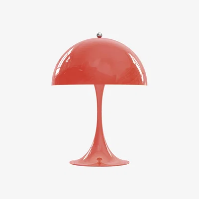 Made in Design Panthella Mini LED Table lamp metal red orange - Louis Poulsen