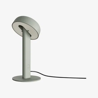 Made in Design NOD LED Table lamp metal green grey / Metal - H 25 cm - TIPTOE