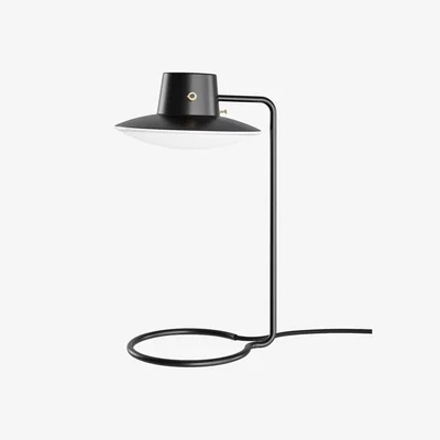 Made in Design AJ Oxford Table lamp metal black / Arne Jacobsen, 1963 - H 41,3 cm - Louis Poulsen