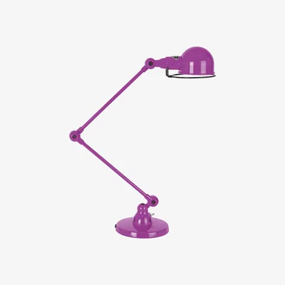 Made in Design Signal Table lamp - 2 arms - H max 60 cm by Jieldé Purple