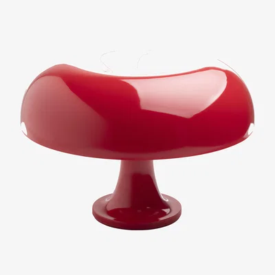 Made in Design Nessino Table lamp plastic material red / Limited edition Christmas 2022 - Artemide