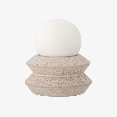 Made in Design Capella LED n°2 Cordless battery lamp ceramic white / Ø 10 x H 11 cm - Bloomingville