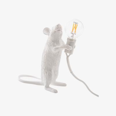 Made in Design Mouse Standing #1 Table lamp by Seletti White