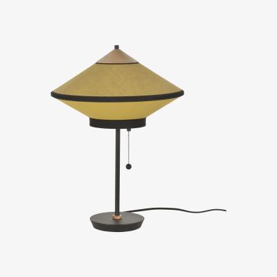 Made in Design Cymbal Table lamp - / Ø 35 cm - Velvet by Forestier Yellow