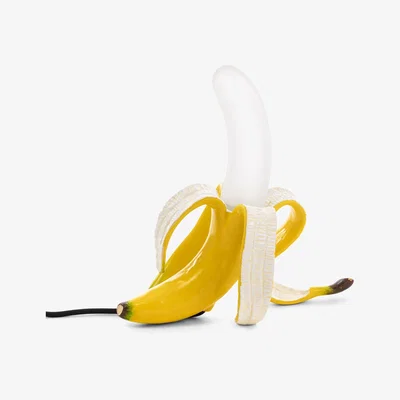 Made in Design Banana Louie Table lamp - / Resin & glass by Seletti Yellow