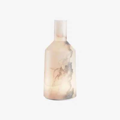 Made in Design Alabast Medium - LED Wireless lamp - / H 30 cm - Alabaster OUTDOOR by Carpyen White