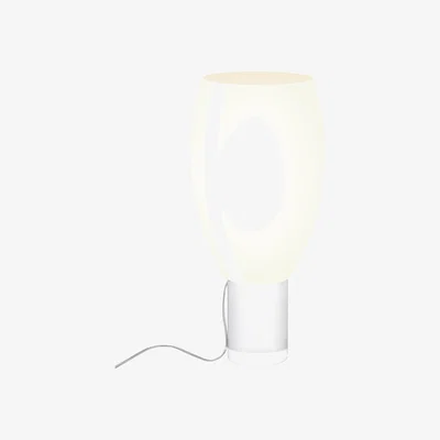 Made in Design Buds 1 Table lamp - Artisanal glass / Ø 26 x H 56 cm by Foscarini White