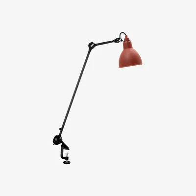 Made in Design N°201 Architect lamp - Architect lamp with vice base by DCW éditions Red