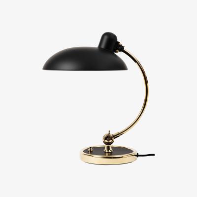 Made in Design Kaiser idell Table lamp - / 1930 reissue - Limited edition by Fritz Hansen Black/Gold/Metal