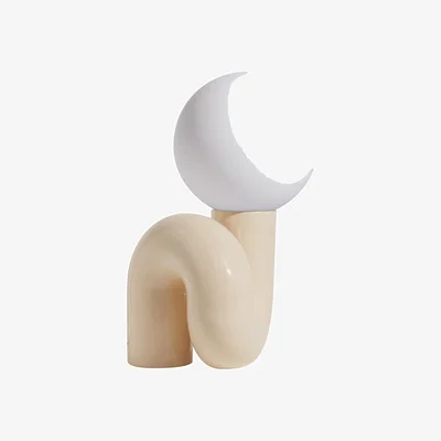 Made in Design Neotenic LED Grande Table lamp ceramic beige /L 34 x H 51 cm - Petite Friture