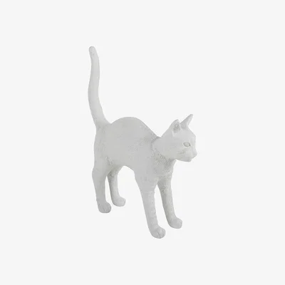 Made in Design Jobby the cat Wireless lamp - / H 52 cm by Seletti White